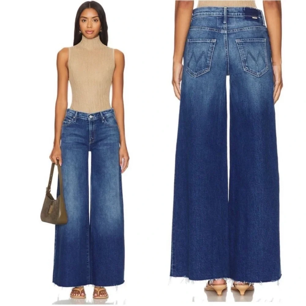 Mother The Swisher Sneak Fray Jeans Size 26 - Picture 16 of 16